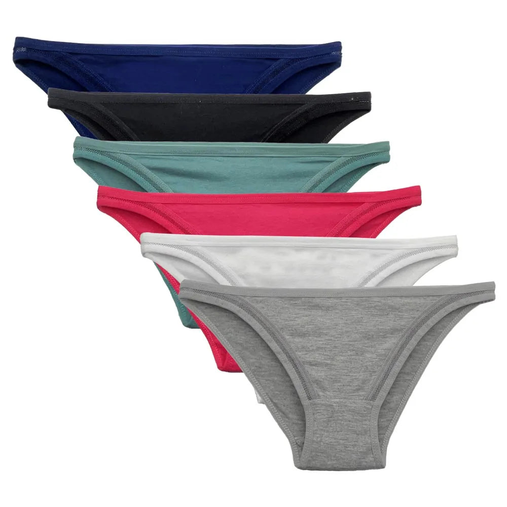 Calcinha Feminina Renda Sexy em Algodão Delicado