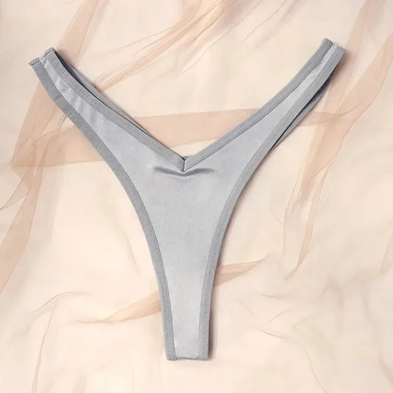 Calcinha Feminina Cintura V Fio Dental Respirável