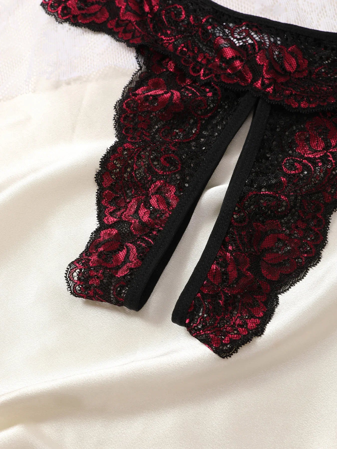 Renda Sexy Malha intima Confortável Cintura Baixa