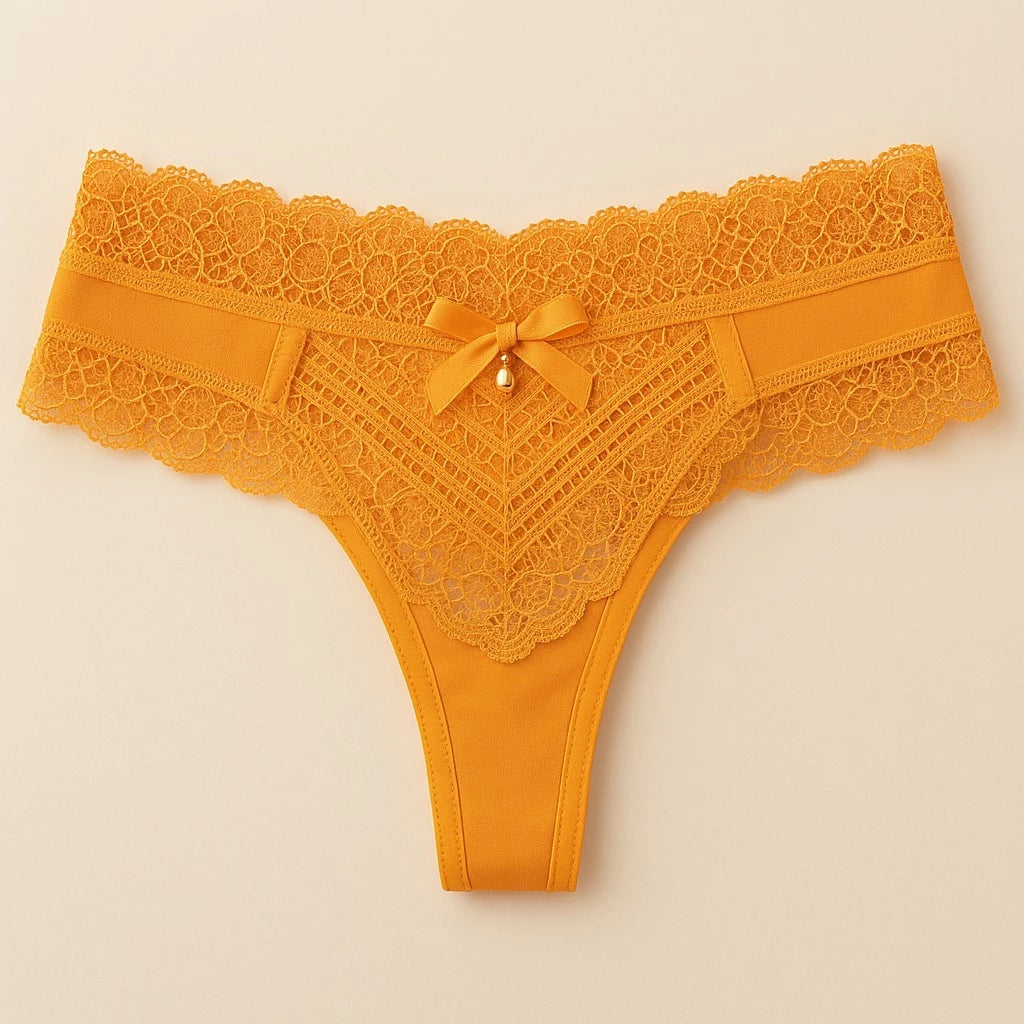 Calcinhas Sexy Renda Fio Duplo Conforto Lingerie Feminina