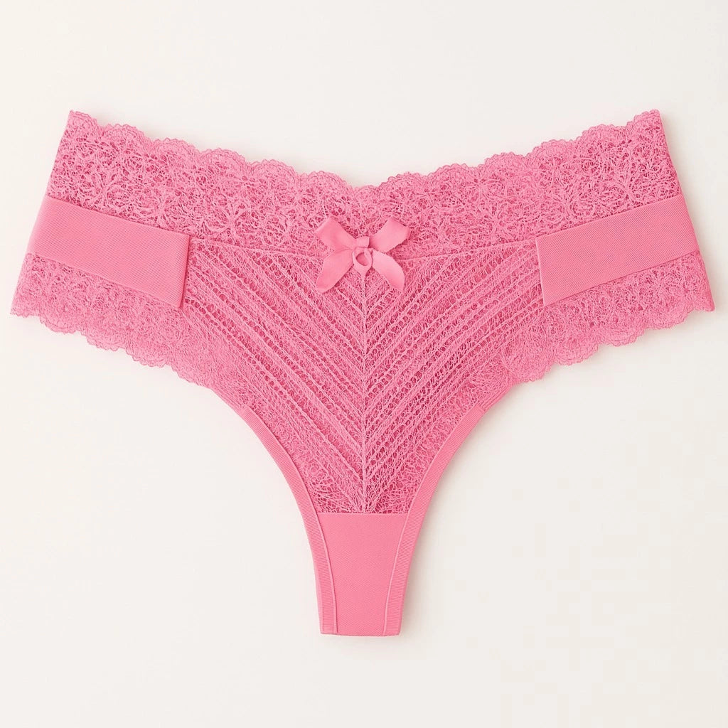 Calcinhas Sexy Renda Fio Duplo Conforto Lingerie Feminina