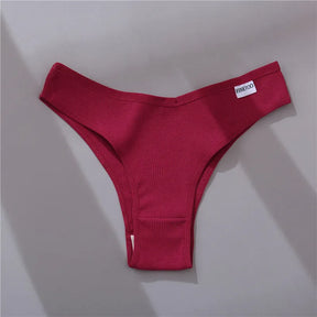 Lingerie 5 Pçs  Calcinha Feminina de Algodão
