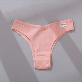 Lingerie 5 Pçs  Calcinha Feminina de Algodão