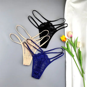 Calcinha Renda Cinta Dupla Cintura Baixa Sexy