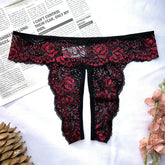 Renda Sexy Malha intima Confortável Cintura Baixa
