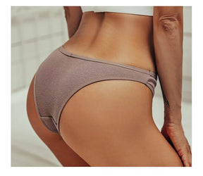 Lingerie 5 Pçs  Calcinha Feminina de Algodão