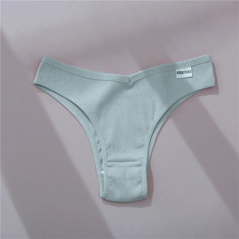 Lingerie 5 Pçs  Calcinha Feminina de Algodão