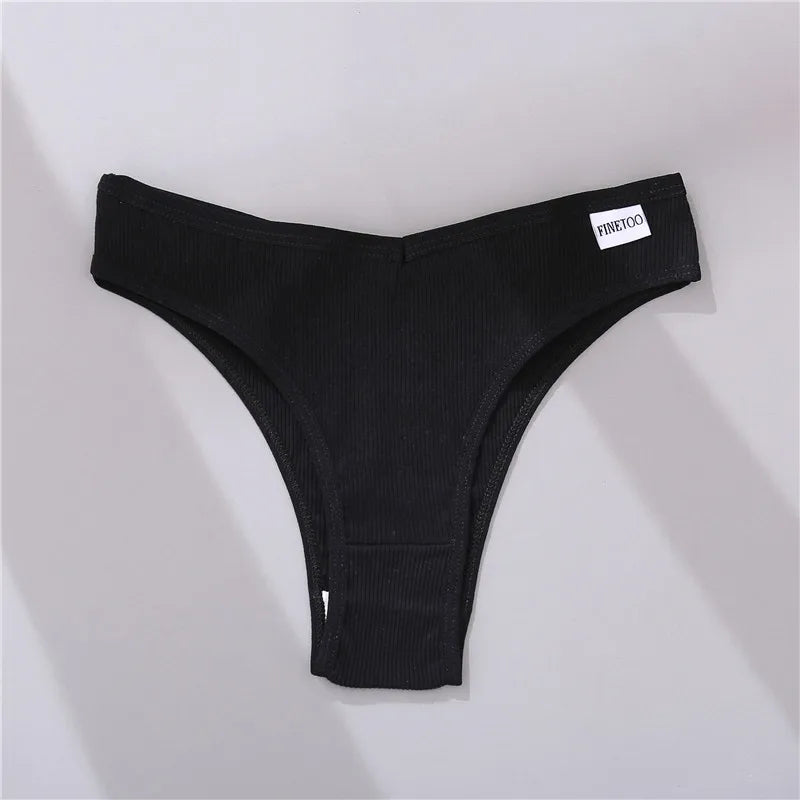 Lingerie 5 Pçs  Calcinha Feminina de Algodão