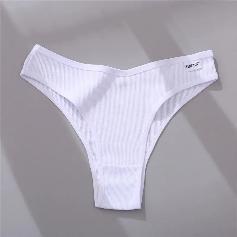 Lingerie 5 Pçs  Calcinha Feminina de Algodão