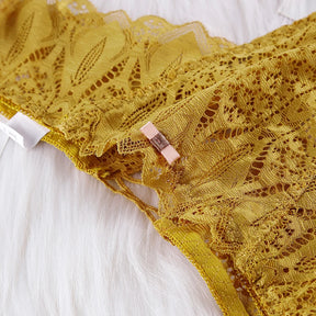 Lingerie Renda Transparente Feminina Cintura Baixa Sexy