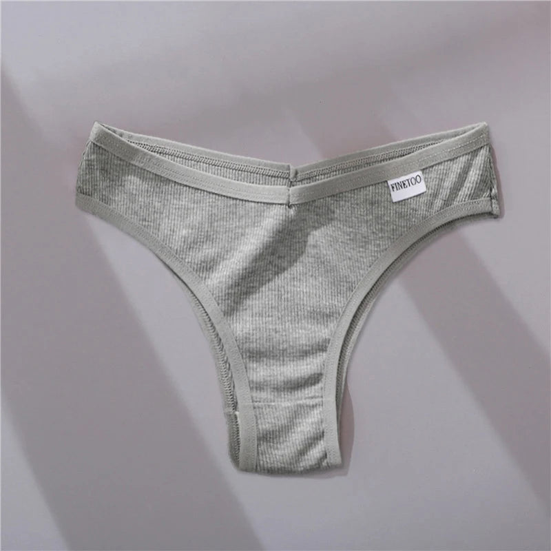 Lingerie 5 Pçs  Calcinha Feminina de Algodão