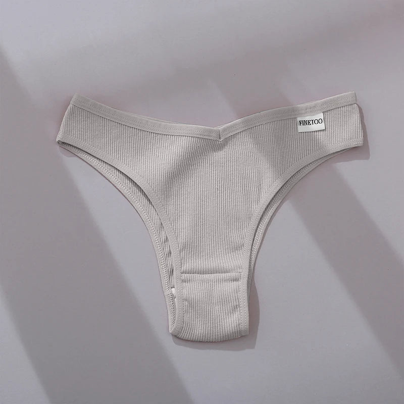 Lingerie 5 Pçs  Calcinha Feminina de Algodão